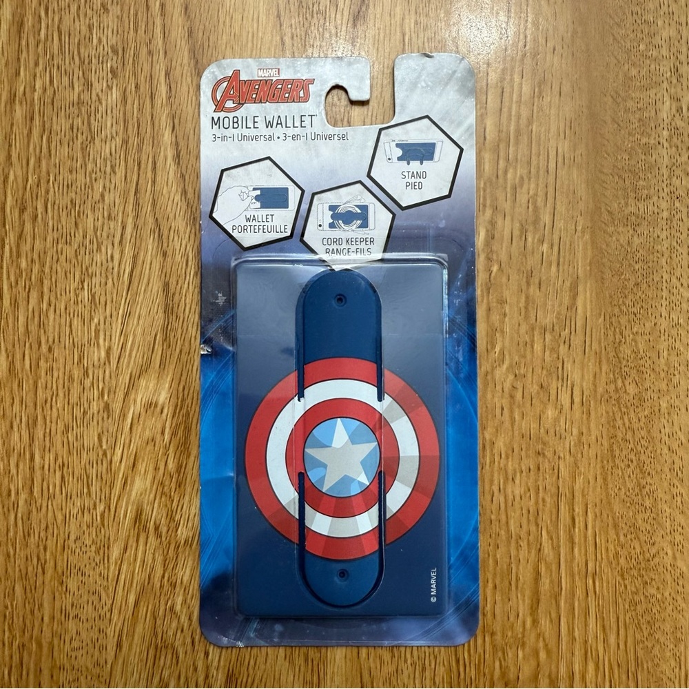 Marvel Blue Captain America Phone Wallet